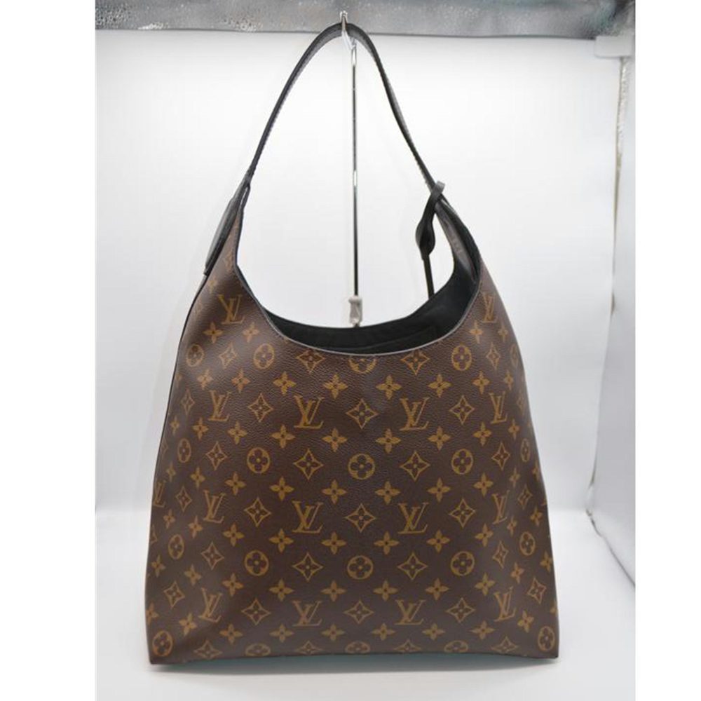 Louis Vuitton Flower Hobo Handbag Monogram Brown